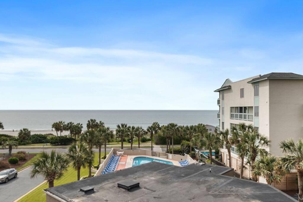 Cabana Palms - Oceanfront Renovated King Bed Sauna شاطئ ميرتل المظهر الخارجي الصورة