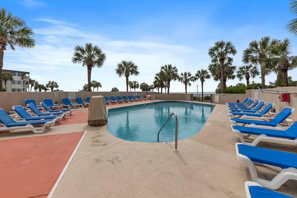 Cabana Palms - Oceanfront Renovated King Bed Sauna شاطئ ميرتل المظهر الخارجي الصورة