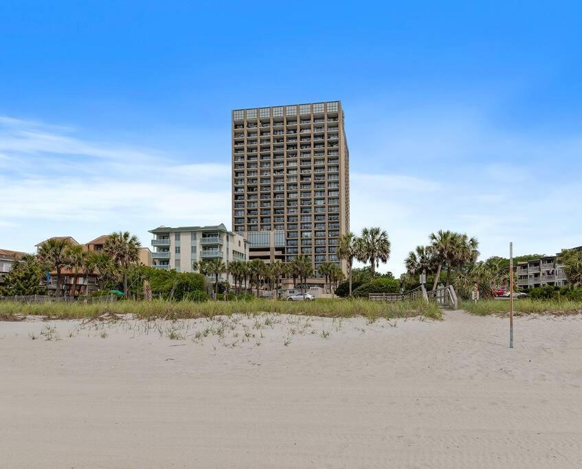 Cabana Palms - Oceanfront Renovated King Bed Sauna شاطئ ميرتل المظهر الخارجي الصورة