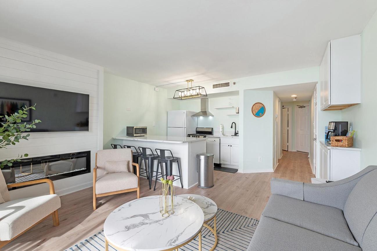 Cabana Palms - Oceanfront Renovated King Bed Sauna شاطئ ميرتل المظهر الخارجي الصورة