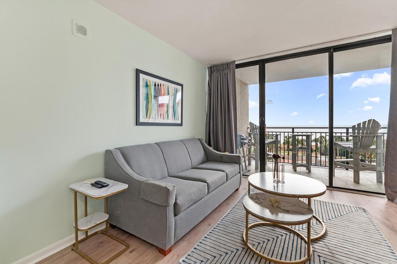 Cabana Palms - Oceanfront Renovated King Bed Sauna شاطئ ميرتل المظهر الخارجي الصورة