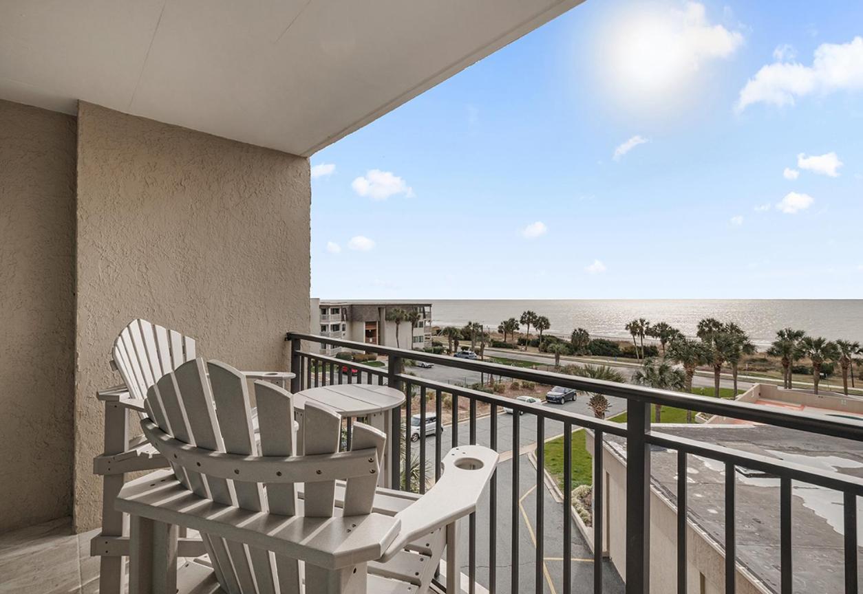 Cabana Palms - Oceanfront Renovated King Bed Sauna شاطئ ميرتل المظهر الخارجي الصورة
